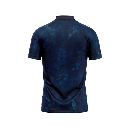 AquaTide Dri-Fit Padel T-Shirt - Blue/Black