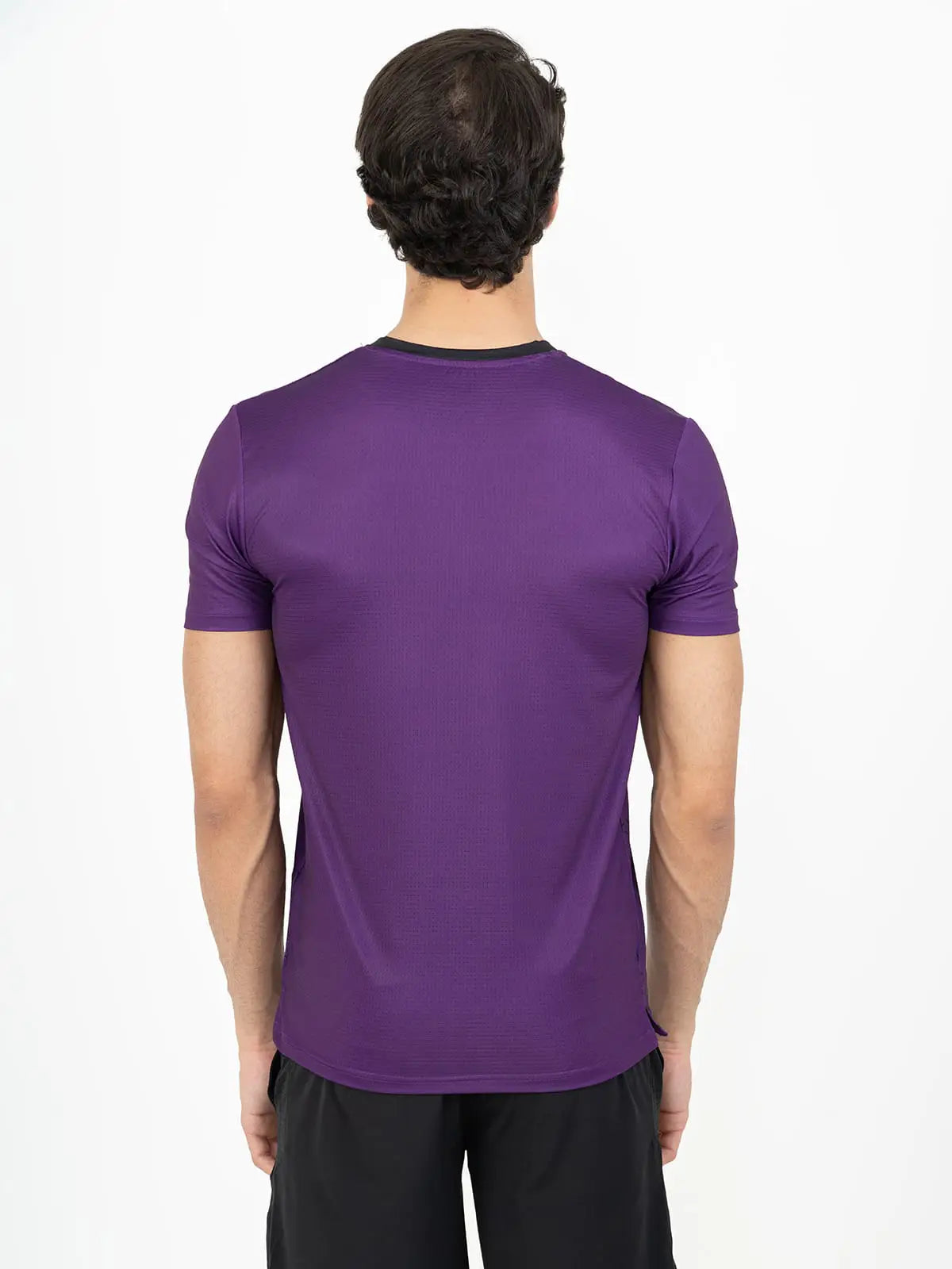 Marble Dri-Fit Padel T-Shirt - Purple