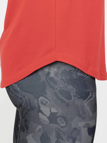 Curved Hem Basic Short Sleeve Training T-Shirt - CHILLIRED