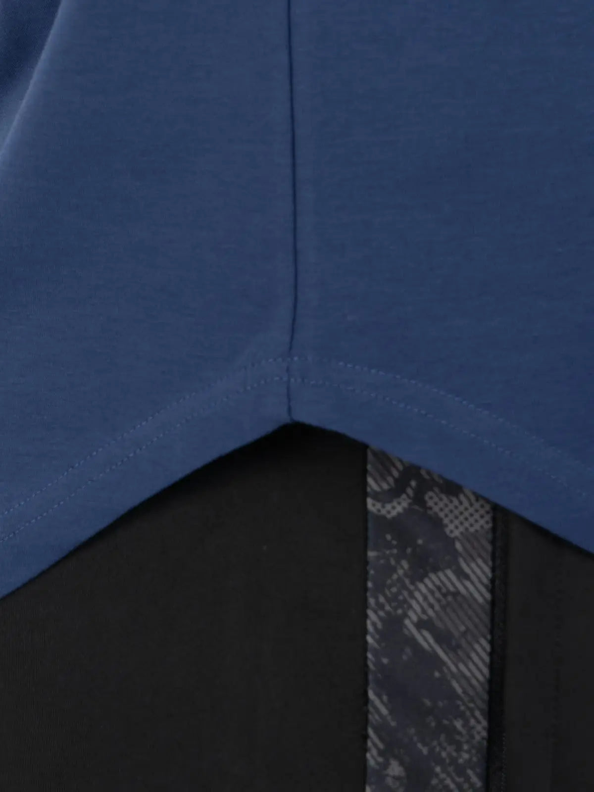 Curved Hem Basic Short Sleeve Training T-Shirt - NEAVY