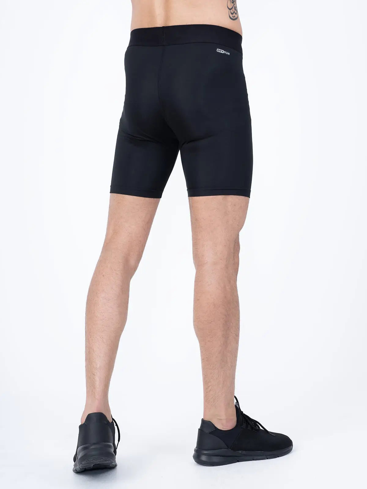 Wings Compression Long Training Shorts – Black