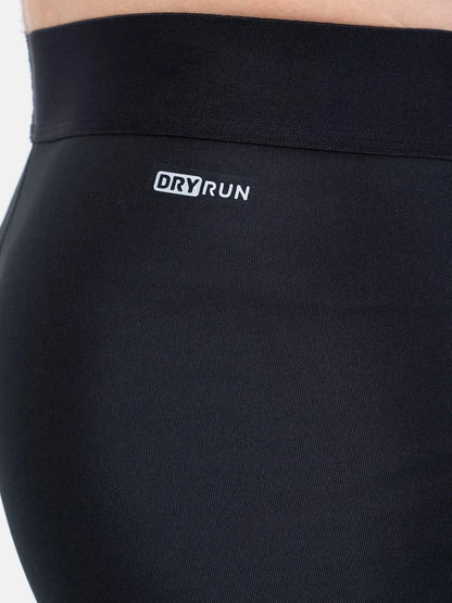 Compression Long Training Shorts - Black