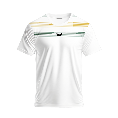 White Degraded Padel T-shirt - White