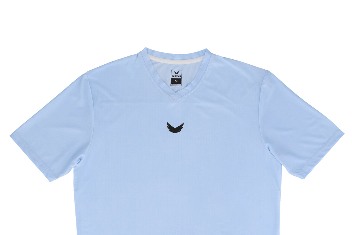 Wings Turbotec V-Neck Tee – Sky Blue