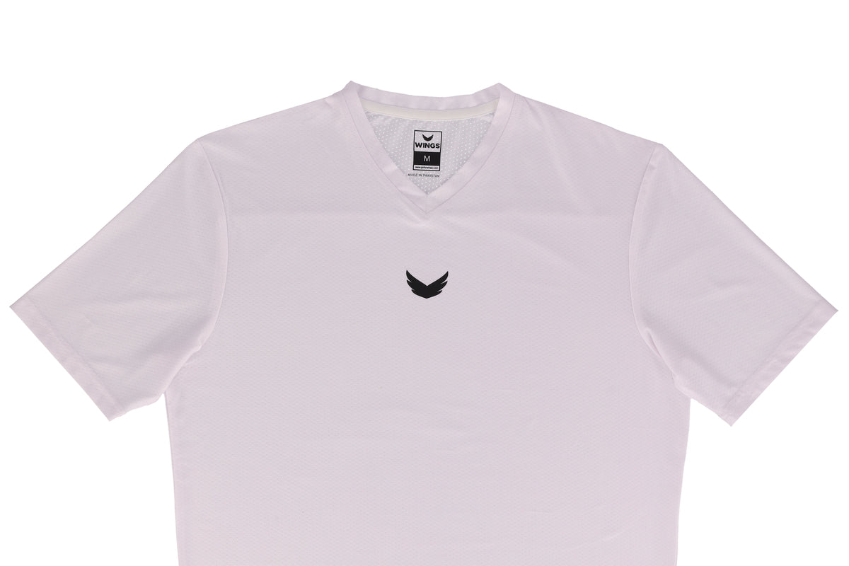 Wings Turbotec V-Neck Tee – White