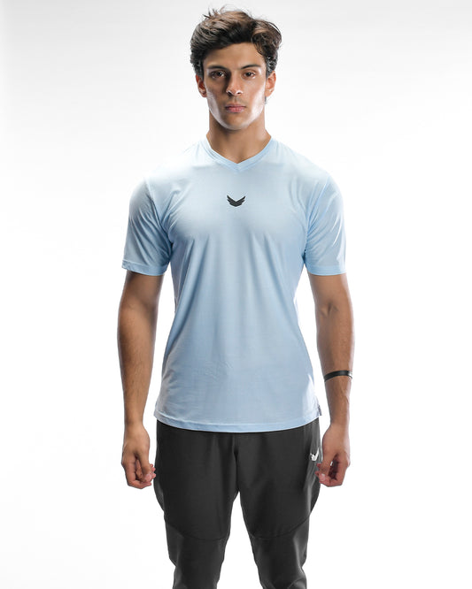 Turbotec V Neck - Sky Blue