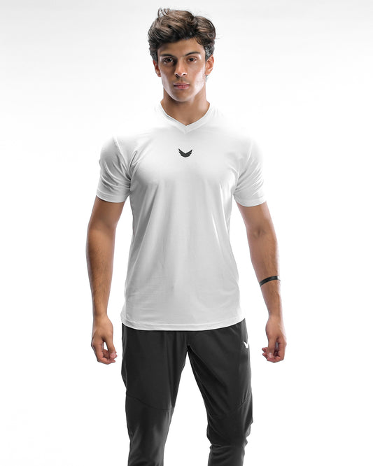 Turbotec V Neck - White