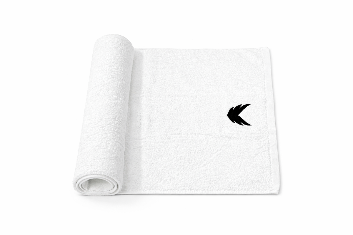 WINGS Active Luxe Sports Towel – White