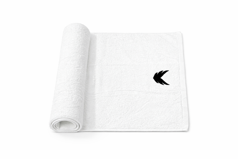 WINGS Active Luxe – Premium Sports Towel (Large) – White