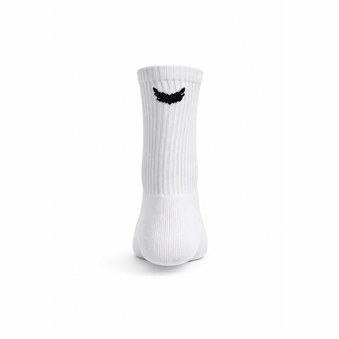 WINGS Performance Crew Socks-White