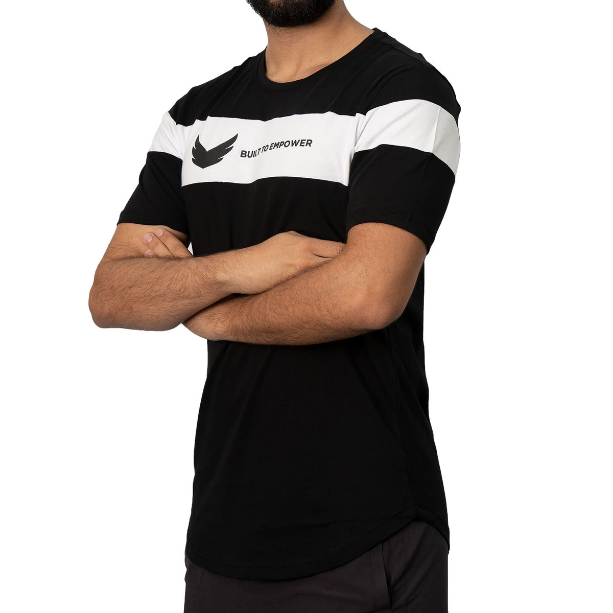 Build To Empower Tee - Black/White