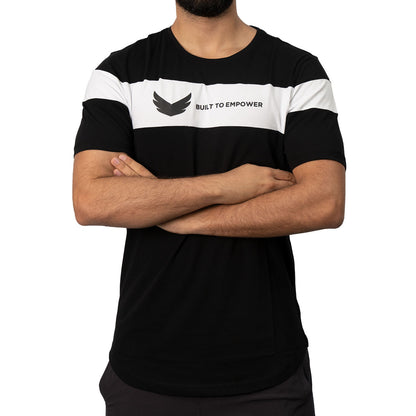 Build To Empower Tee - Black/White