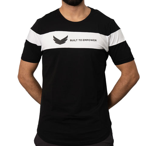 Build To Empower Tee - Black/White